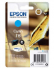  Original Epson C13T16224012 16 Tintenpatrone cyan (ca. 165 Seiten) 