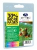  JETTEC M343 Druckerpatrone color, ersetzt C8766EE-/Nr. 343, 21ml f�r HP Deskjet 460, 5740, 5940, 6520, D4160, Officejet 6210, 6310, 7210, 7310, 7410, Photosmart 2570, 2610, 325, C3180/C4180, D5160, PSC 1610/ 2350, PSC 1510 