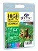  JETTEC M348 Druckerpatrone ersetzt HP c9369ee/ Nr  348 Photo-color mit 21ml Inhalt 
