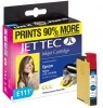  Druckerpatrone Jettec gelb E71Y (90% EXTRA) ersetzt Epson Patrone T0714 und T1004 
