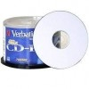  50 bedruckbare Verbatim CD-R Rohlinge, 48x, Spindel (Cakebox), fast Dry Print Surface 