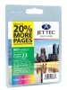  JETTEC M23 wiederbef�llte C1823DE Original HP Druckerpatrone 3-color ersetzt HP Nr-23 (60ml, 20% EXTRA LIFE) 