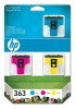  HP Druckkopfpatrone Multipack  (3)  C,M,Y ( CB 333 EE / CB333EE / 363 / 363 ) 