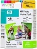  HP Druckkopfpatrone Multipack  Bk,C,M,Y,LC,LM +Fotopapier  10x15 150Blatt ( Q 7966 EE / Q7966EE / 363 / 363 ) 