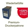  Druckerpatrone HP 22 color ersetzt C9352AE, 320% mehr Inhalt, XL Refill 