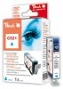  Druckerpatrone Peach cyan ersetzt Canon Pixma Tinte CLI-521C 