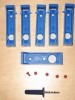 Refill-Set f�r Druckerpatronen (5 F�lladapter + Bohrer u. St�psel) f�r Canon Pixma IP4000, IP5000, i865, IP4200, IP4300, IP4500, IP5200, IP5300, MP500, MP530, MP600, MP800, MP810, MP830, MX850 