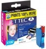  Druckerpatrone Jettec cyan E61C ersetzt Epson Patrone T0612 (100% mehr Inhalt 21ml) 