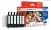  6 Tintenpatronen von Peach (Agfa Photo) mit 100x Fotopapier f�r Epson Sytlus Photo Drucker, kompatibel zu T0481, T0482, T0483, T0484, T0485, T0486, T0487 