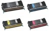  4 Toner Lexmark C520, C522, C524, C530, C532, C534 Optra, Rebuilt 