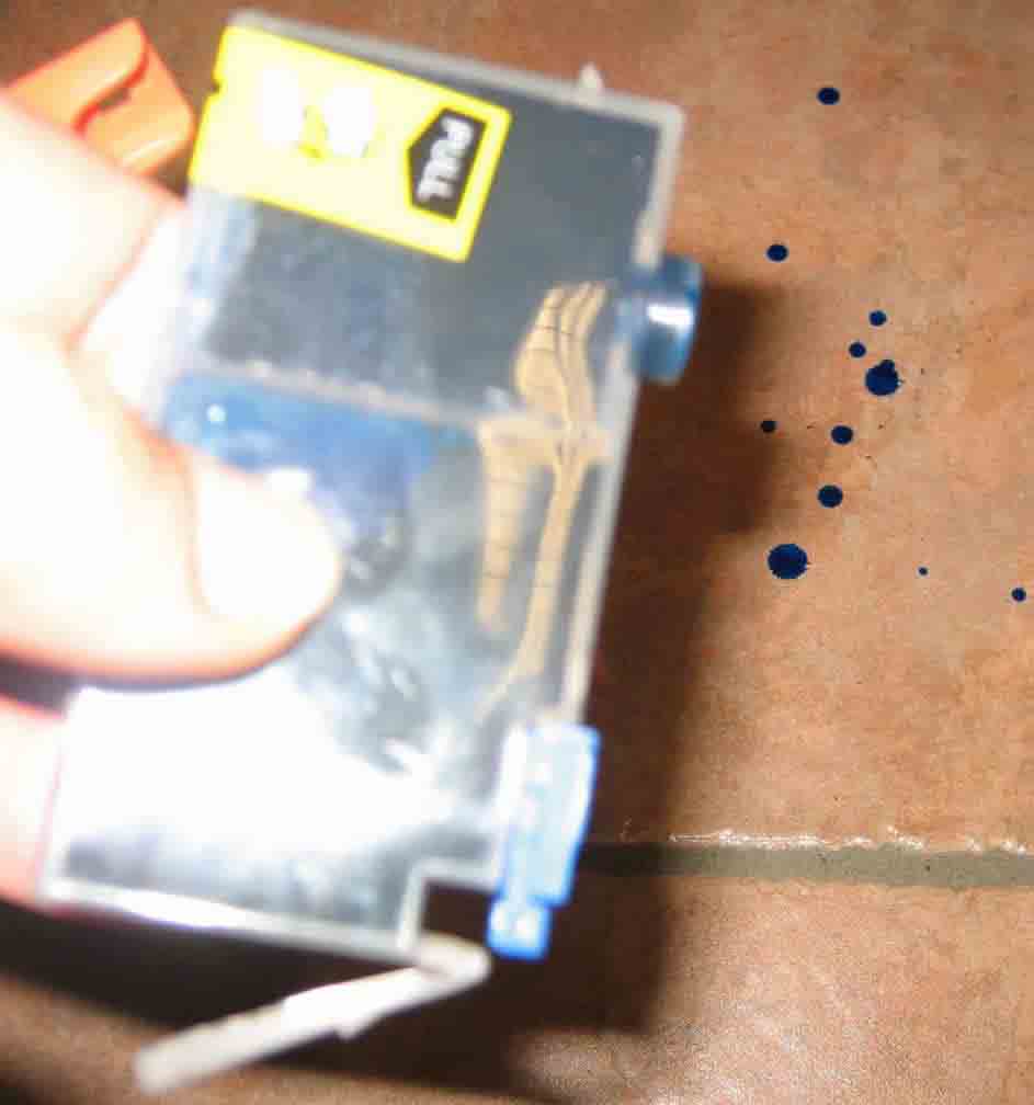 Ink Cartridges Blaue Tropfen b