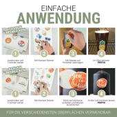  Wasserschiebefolie weiss InkJet 1 DIN A4 Blatt SKULLPAPER 