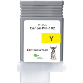  Druckerpatrone von tintenalarm.de ersetzt Canon PFI-102y, 0898B001 gelb 