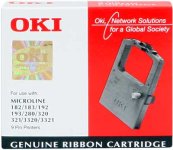 Original OKI 182/3321 09002303 Nylonband schwarz (ca. 3.000.000 Zeichen)