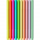  FABER-CASTELL Grip Filzstifte farbsortiert - neon - pastell 10 Stück 