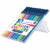  STAEDTLER triplus color 323 Filzstifte farbsortiert 10 Stück 