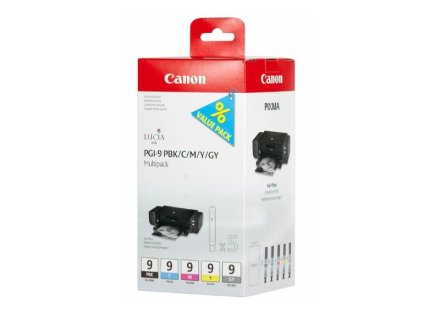 Original Canon PGI-9 1034 B 013 Tintenpatrone MultiPack PBK,C,M,Y,GY