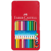  12 Buntstifte Colour Grip von FABER-CASTELL farbsortiert 