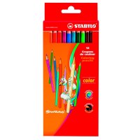 Buntstifte color von STABILO farbsortiert, 12 Stifte