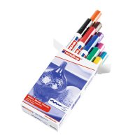 edding 750 Glanz Lackmarker farbsortiert 2,0 - 4,0 mm, 10 Stück