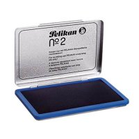 Stempelkissen Nr. 2 von Pelikan, 11,0 x 7,0 cm, blau