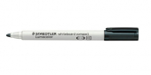  10 Whiteboard-Marker Lumocolor compact von Staedtler, schwarz 