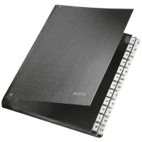 Pultordner 5824 von LEITZ, DIN A4, A-Z, schwarz