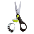  Kinderschere Koopy von Maped, Rechtshänder, 13,0 cm, schwarz/weiß 