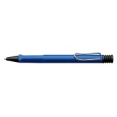  Kugelschreiber safari von LAMY, Schreibfarbe blau, blau hochglänzend 