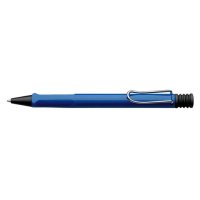 Kugelschreiber safari von LAMY, Schreibfarbe blau, blau hochglänzend