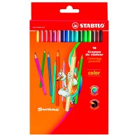 Buntstifte color von STABILO farbsortiert, 18 Stifte