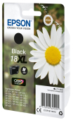  Original Epson 18XL C 13 T 18114012 Tintenpatrone schwarz High-Capacity (ca. 470 Seiten) 
