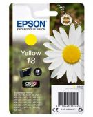  Original Epson C13T18044012 18 Tintenpatrone gelb (ca. 180 Seiten) 
