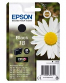  Original Epson 18 C 13 T 18014012 Tintenpatrone schwarz (ca. 175 Seiten) 