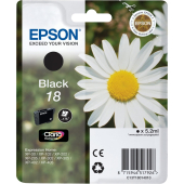 Original Epson C13T18014012 18 Tintenpatrone schwarz (ca. 175 Seiten) 