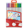  20 STABILO Pen 68 brush Brush-Pens, farbsortiert 