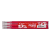  3 Tintenrollerminen FriXion von PILOT, rot 