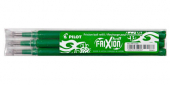  3 Tintenrollerminen FriXion von PILOT, grün 