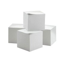 4 Notizblöcke, je 800 Blatt, geleimt, weiß