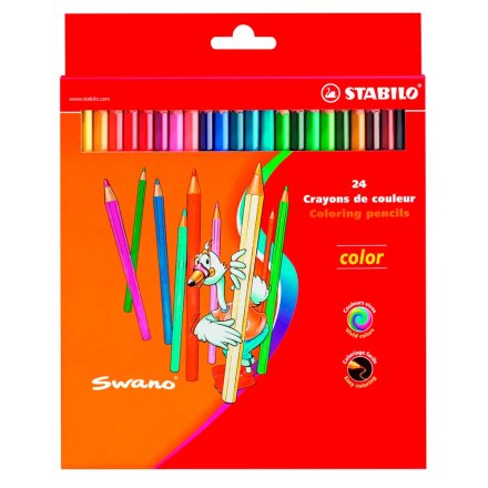 Buntstifte color von STABILO farbsortiert, 24 Stifte