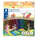 Buntstifte Noris colour 185 von STAEDTLER farbsortiert, 24 Stifte