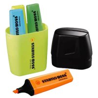 4 Textmarker BOSS ORIGINAL von STABILO, farbsortiert