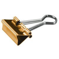 12 Vielzweckklammern von Maul, 1,9 cm Breite, gold