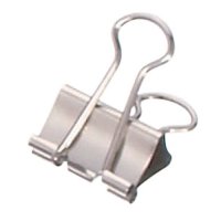 12 Vielzweckklammern von Maul, 1,9 cm Breite, silber