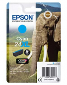  Original Epson C13T24324012 24 XL Tintenpatrone cyan High-Capacity (ca. 500 Seiten) 