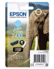 Original Epson C13T24354012 T2435 24XL Tintenpatrone cyan hell High-Capacity (ca. 500 Seiten) 