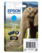  Original Epson C13T24224012 24 Tintenpatrone cyan (ca. 360 Seiten) 