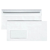  1.000 Briefumschläge von MAILmedia, selbstklebend, mit Fenster, 75 g/qm, DIN lang 