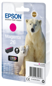 Original Epson 26 C 13 T 26134012 Tintenpatrone magenta (ca. 300 Seiten) 