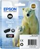  Original Epson C13T26114012 26 Tintenpatrone schwarz foto (ca. 200 Seiten) 
